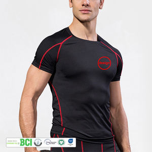 Maillot de bain deux pièces pour homme, design uni, protection solaire, manches courtes, pour surf et natation, grande taille, imprimé, pour la plage - Product Image 4