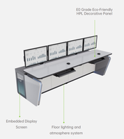 Table console moderne LEIENTE pour diffusion, contrôle de sécurité, hôtels, écoles, centres de commandement, équipement et mobilier de salle
