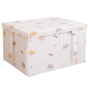 Clothing <b>Storage</b> <b>Box</b> Rectangle Foldable With Cartoon Pattern For Wardrobe Organizer - Product Image 5