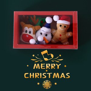 Navidad Gingerbread Man Pet <span class=keywords><strong>Catnip</strong></span> Cachorros de peluche Juguetes para perros Gatos Interactivo Lindo Gato Juguetes Pet Cat Supplies - Product Image 6