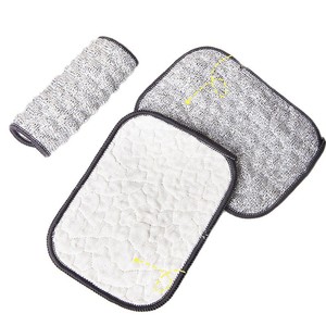 Paño de cocina de algodón con hilo plateado, doble capa, grueso, rectangular, absorbente, para fregar ollas y sartenes - Product Image 5