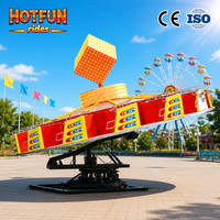 Manège robuste à 32 places, grande attraction de parc d'attractions extérieur, manège tournant volant pour projets professionnels de parcs d'attractions