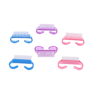 Mini brosse à ongles en acrylique avec manche en plastique, outil de nettoyage anti-poussière pour pédicure - Product Image 4
