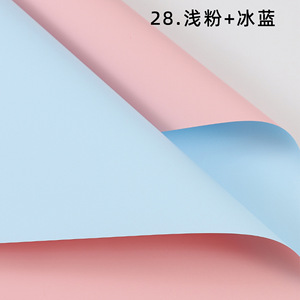 Carta da Imballaggio per Fiori in Stile Coreano, Tinta Unita, Impermeabile, per Bouquet Floreali - Product Image 6