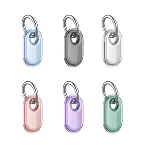 4 Pack Full-Wrapped Kaeychain IPX8 Waterproof TPU Case For Galaxy Smart Tag 2 With Key Ring