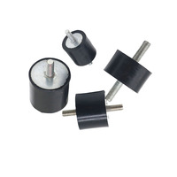 Service de traitement de coupe personnalisé de tampon d'installation d'isolement de vibration cylindrique en caoutchouc VV de haute qualité disponible