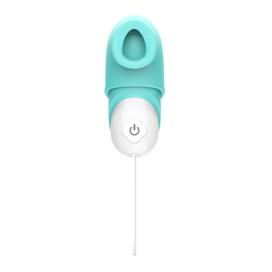 Masajeador Íntimo de Silicona Azul Zafiro Brillante con Succión y Vibración, Boquilla Suave y Flexible para un Placer Profundo, Rítmico e Intenso - Product Image 1