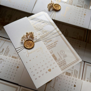 Invito Matrimoniale Personalizzato in Acrilico Satinato, Elegante Biglietto Trasparente per <span class=keywords><strong>Matrimonio</strong></span> - Product Image 4