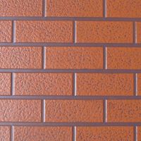 Système de bardage mural extérieur pour hôtel, préfabriqué, résistant à l'eau et au feu, en structure acier moderne, aspect brique, pour entrepôt
