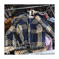 Premium fashion indah thrift pakaian jaket tangan kedua digunakan pakaian wol untuk wanita