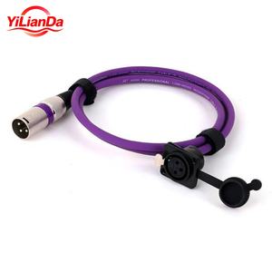สายเคเบิล XLR OEM ความยาว0.5/1/2/3/5/10เมตรยาว3/10/30ฟุตยาว Para microfono CABL ไมโครโฟน DMX MIC XLR - Product Image 1
