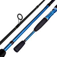 1.8m 2.1m ensemble complet canne à pêche en fibre de verre et moulinet combiné filature tout ensemble pour carpe bar brochet et vivaneau pour la pêche en lac