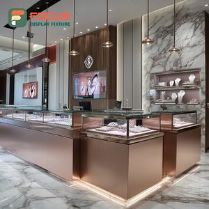 Fabricante de Muebles Modernos para Joyerías, Mostrador de Exhibición para Centro Comercial con Panel de Vidrio Templado - Product Image 2