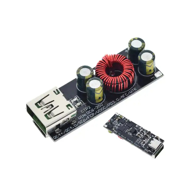QC4.0 QC3.0 USB Type-C Mobile Phone Quick Charge Adapter 6 -35V Step Down Buck Boost Module