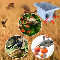 Répulsif électronique à ultrasons pour pigeons/pics/moineaux à faible consommation avec installation à énergie solaire