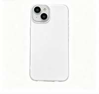 Coque de téléphone IMD effet vague de glace électroplaquée, coque Yusha à grande ouverture pour iPhone 14 15, protection anti-chute