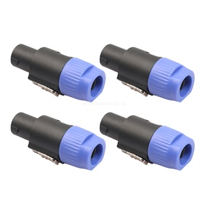 4-Pin <strong>Plug</strong> Audio Cable <strong>Socket</strong> Adapter Speakon Xlr Male Female <strong>Connector</strong> for Microphone or Stereo System Power Application - Product Image 1