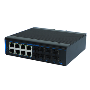 สวิตช์เครือข่ายอุตสาหกรรม OEM Ethernet 1.25G สวิตช์เครือข่าย 8SFP พอร์ตใยแก้วนำแสง 8 พอร์ต สวิตช์เครือข่าย 8 พอร์ต - Product Image 3