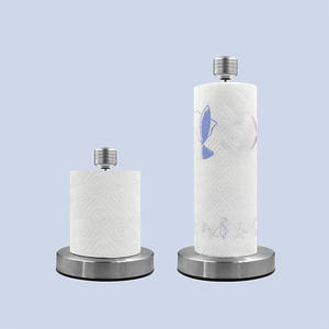 Soporte personalizado para toallas de papel rasgado con una mano, fácil de rasgar, tejido de acero inoxidable, cocina, baño, oficina, estante dispensador - Product Image 5