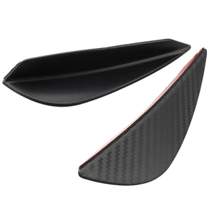 Universal Negro brillo estilo de coche accesorios de Auto parachoques delantero del labio de Fin del divisor del Spoiler Canard Valence cuerpo etiqueta engomada - Product Image 5