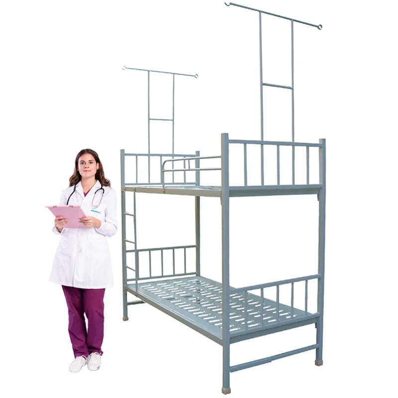 X06-1病院用の経済的な金属製ダブル二段ベッドのベストセラー