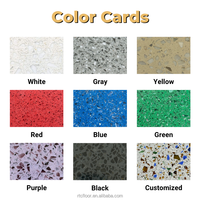 En gros Micro Terrazzo Époxy Liquide Revêtement Durable Élégant Marbre Artistique pour la Finition pour Mall School Hospital Museum