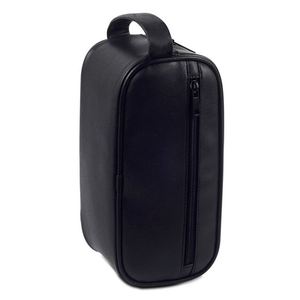 Personalized PU Leather Travel Toiletry Bag Waterproof Large Travel Makeup Bag with Logo - Product Image 5