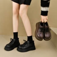 Chaussures décontractées, fabricants de chaussures en gros, chaussures rehaussantes, chaussures à semelles épaisses pour femmes, chaussures de style britannique