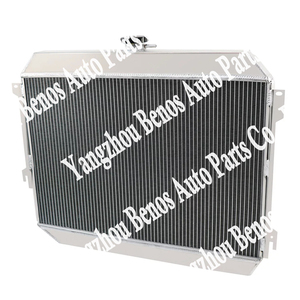 Relé de ventilador de cubierta de radiador de 4 filas de aluminio para Chevy Bel Air Impala 1963-1968 64 <span class=keywords><strong>65</strong></span> 66 67 - Product Image 3