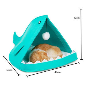 Mydays Outdoor Groothandel Custom Warm Grappig <span class=keywords><strong>Shark</strong></span>-Vormige Comfortabele Hond Tent Bed Huis - Product Image 2