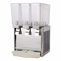 Distributeur de jus d'orange Bokni avec 3 réservoirs, type froid et chaud, distributeur de lait
