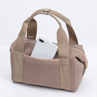 Sac à bandoulière cosmétique portable personnalisable, sac de rangement multifonctionnel pour maquillage, sac fourre-tout pour voyage
