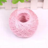 Corde torsadée en Jute 100% naturelle, 2mm, en sisal, pour emballage, décoration, bricolage