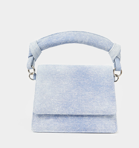 Bolso de hombro personalizado de alta calidad al por mayor de fábrica, bolso de cadena de mezclilla, bolso de lujo para mujer - Product Image 3