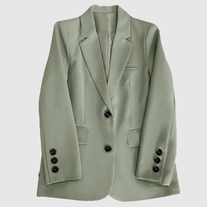 Nuevo Diseño Premium, Traje Formal para Mujer en Color Caramelo, con Botones en el Cuello, a la Moda - Product Image 2