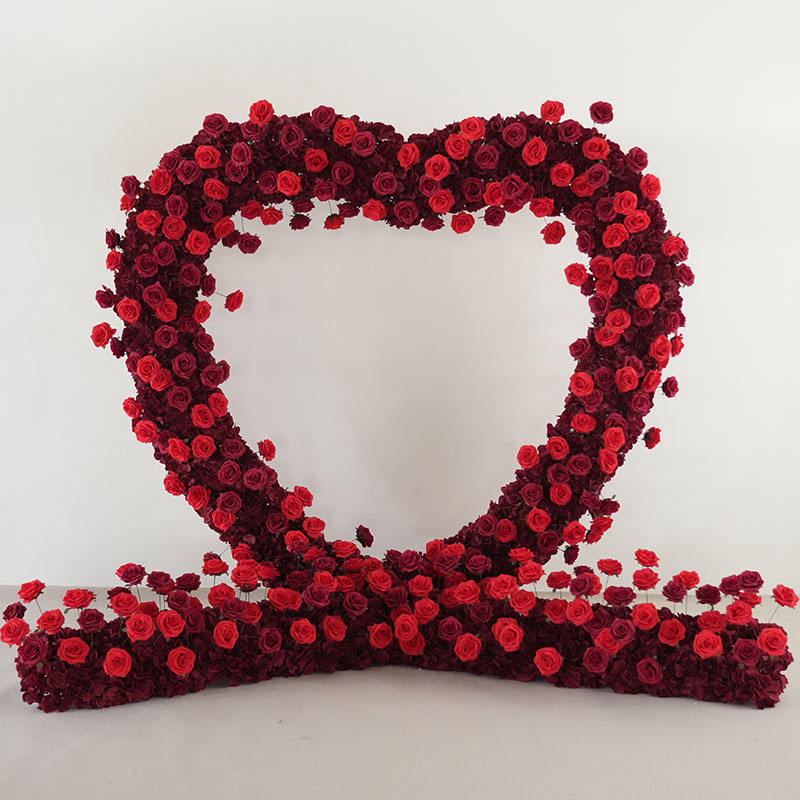 2.2*2.2m red heart-shaped arch