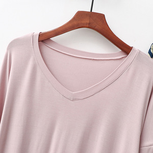 Conjunto de Pijama de Verano Modal de Talla Grande Personalizable, Ropa de Dormir Suave y Transpirable para Mujer - Product Image 2