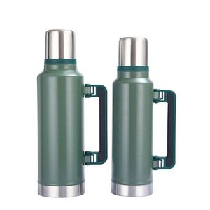 Bouteille isotherme de voyage 1L 1.4L 1.9L en acier inoxydable – Gourde thermos pour camping et randonnée en extérieur - Product Image 1