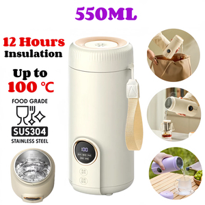 Hervidor Eléctrico Portátil de 550 ml, Taza Térmica para Calentar Agua, Ideal para Viajes - Product Image 2