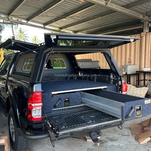 Hilux Pickup Truck Traveling Lightweight Cargo Tool Chest Box Cajones gemelos con 2 Frideger Slider - Product Image 2