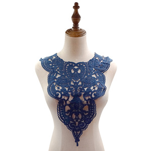 Tridimensional hueco bordado soluble en agua encaje Collar flor leche seda ramillete DIY encaje accesorios parches 3D característica - Product Image 5