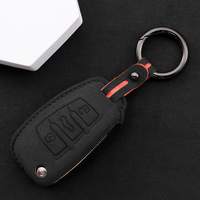 Étui de protection en cuir pour clé de voiture Audi A1 A3 A6 A6L Q2 Q3 Q7 TTS R8 S6 RS3, porte-clés et accessoires