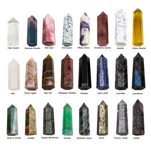Натуральный Кристалл розовый кварц прозрачный кварцевый точечный башенный палочка для исцеления - Product Image 5