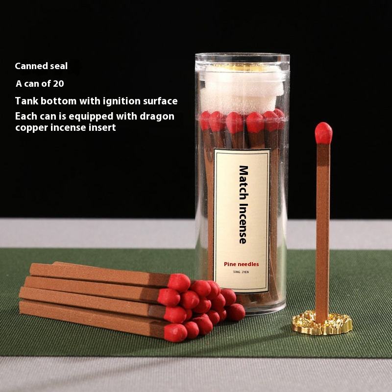 Pine needle matchstick fragrance 20pcs per cans