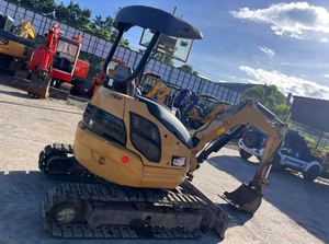 Mini-excavatrice 2T 3T CAT 020CR 020 d'occasion, chenillée, moteur japonais, pompe, certifiée CE, avec accessoire tarière - Product Image 6