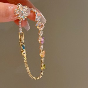 Pulseras de diamantes de imitación irregulares, brillantes y coloridas para mujer, joyería exquisita, regalos de cumpleaños - Product Image 6