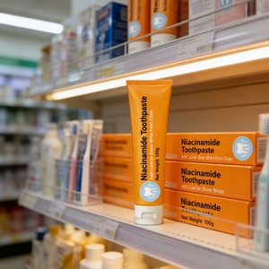 Vente en gros d'usine OEM - Dentifrice à la niacinamide pour blanchir les dents, rafraîchir l'haleine et lutter contre les taches jaunes - Dentifrice à la niacinamide - Product Image 2