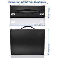 Porte-documents de présentation en plastique PP extensible avec fermeture éclair, format A4, personnalisé