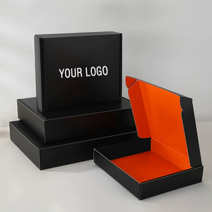 OEM sóng hộp bưu phẩm thân thiện với môi gấp máy bay hộp giấy thương mại điện tử bao bì Bưu Chính gửi thư vận chuyển hộp cho quần áo - Product Image 4