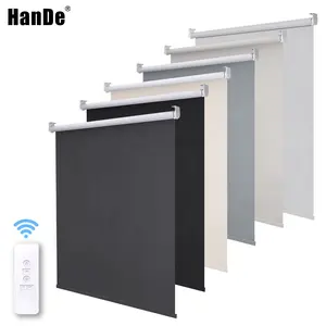 High Quality Install Blinds With Cover Box Shades Smart Motorized Light Adjusting Window Roller Blinds